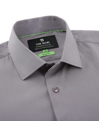 Men's Performance Stretch Solid Button Down Shirt