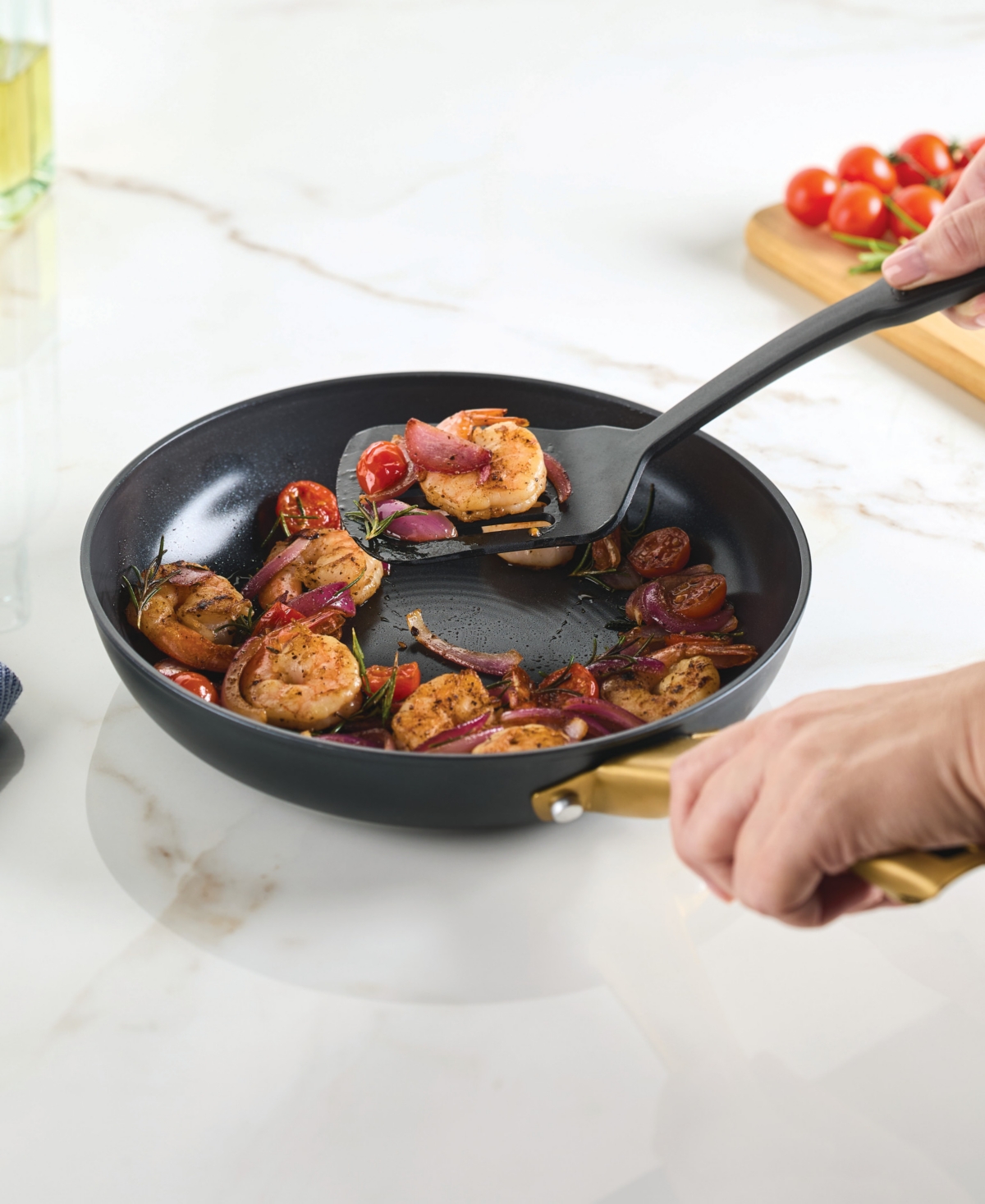 Farberware Forged Induction 12-piece Cookware Set In Black