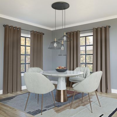 Oslo Theater Grade Extreme 100% Blackout Grommet Curtain Panel