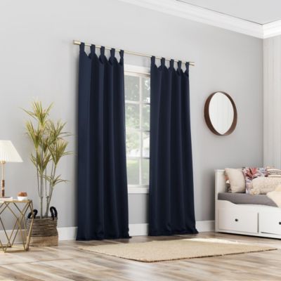 Sun Zero Preston Energy Saving Blackout Tab Top Curtain Panel