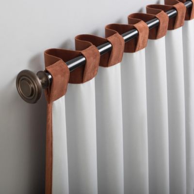 Amherst Velvet Noise Reducing Thermal Extreme 100% Blackout Back Tab Curtain Panel