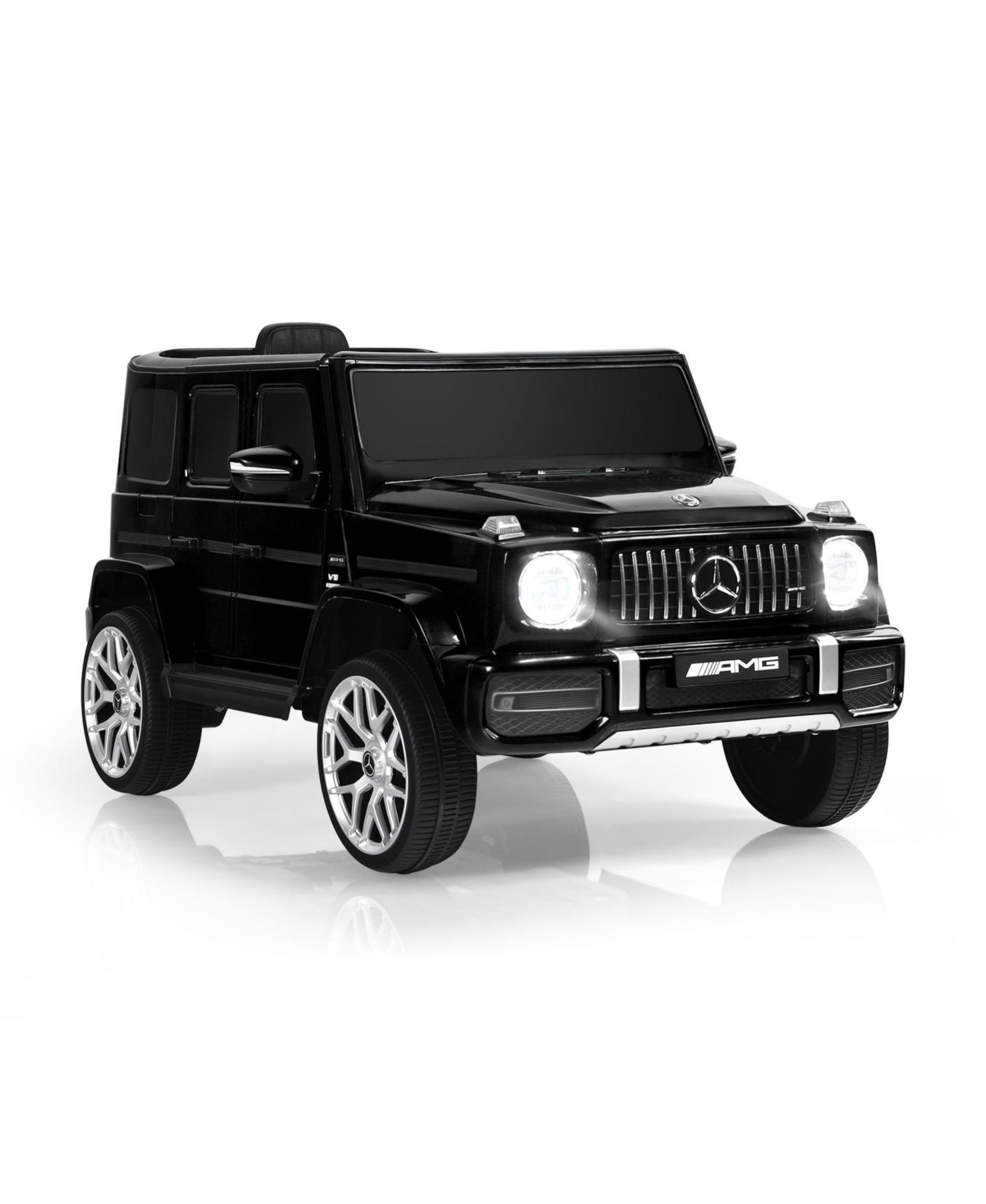 Детская игрушка SUGIFT Mercedes-Benz G63 Remote Control 12V Ride-On Car, For 2 Riders, Ages 3+, цвет: Чёрный — фото 1