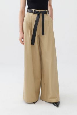 Women's High Waist Pleated Pants