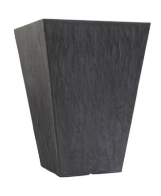 16 Inch Slate Planter Indoor Outdoor Decorative Plant Pot