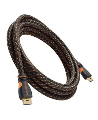 10 ft 4K High Speed HDMI Cable - 18Gbps HDMI 2.0 (4K  60hz HDR UHD 4:4:4 Chroma) - Ethernet - Locking Head - Deep Color Ultra HD with ARC, 3D, HDCP 2.2, 28AWG, Gold Plated