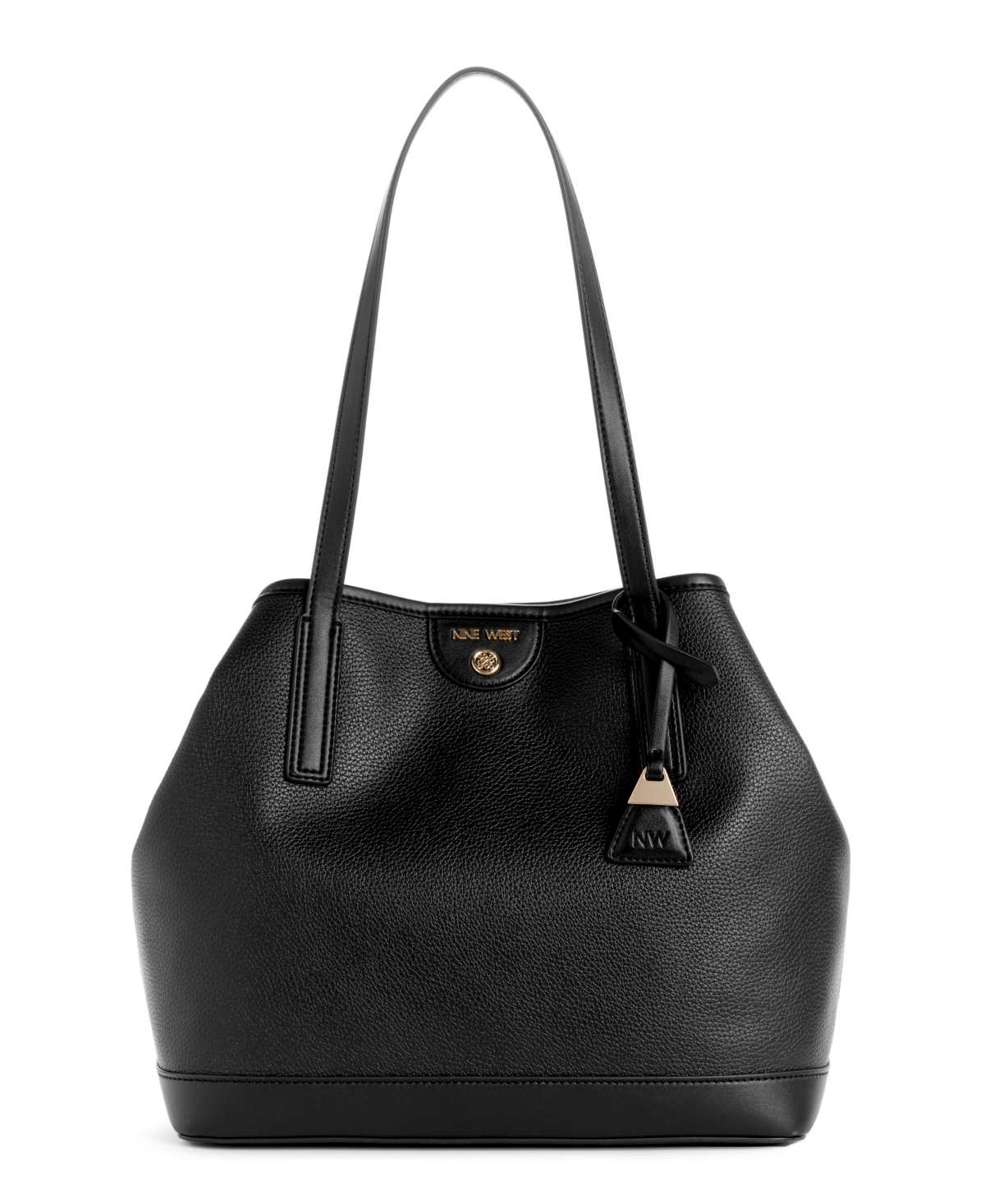 Shop Nine West Teagan 2 In 1 Tote In Black