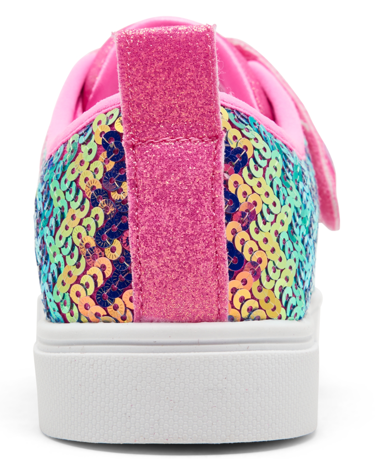 Skechers Little Girls Twinkle Toes: Twinkle Sparks - Sequin Party Light-Up Fastening Strap Casual Sneakers from Finish Line -Multi