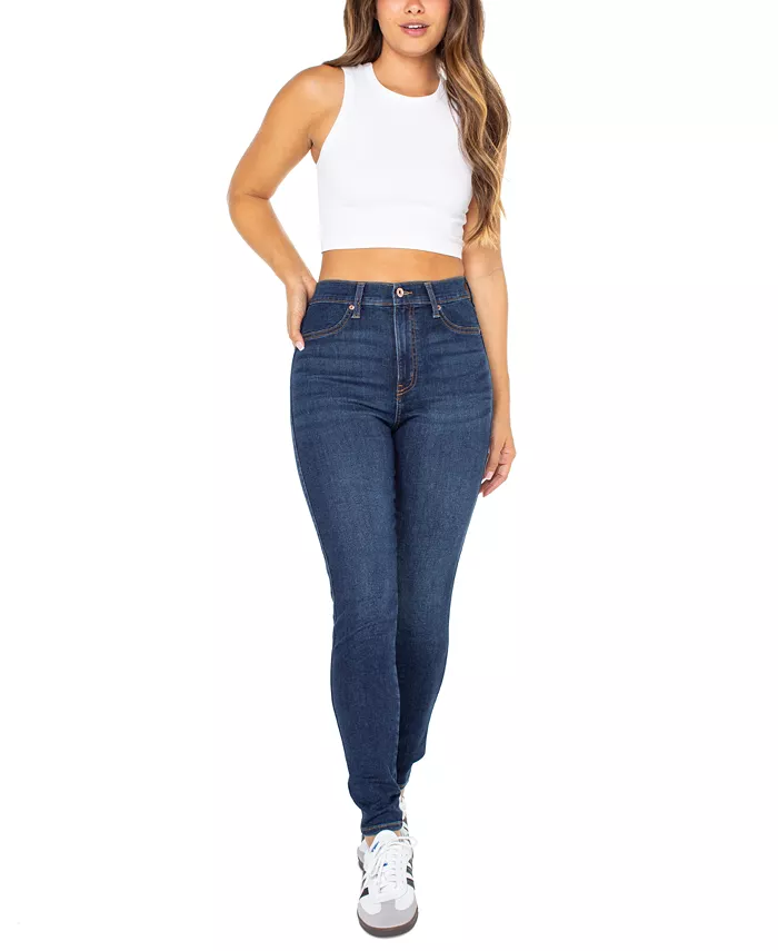 Juniors' Curvy Ultra High-Rise Skinny Jeans