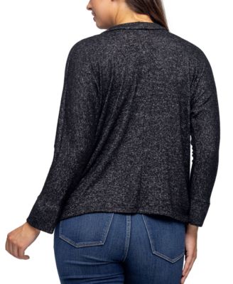 Women's Single Button Front Long Sleeve Cardigan