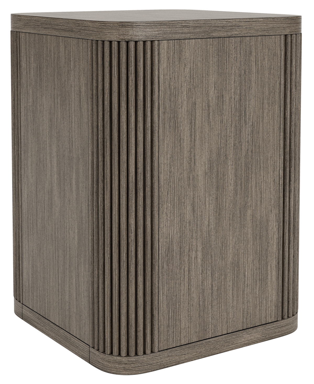 Shop Macy's Frandlyn 18" Wood Chairside Table In Designer Espresso