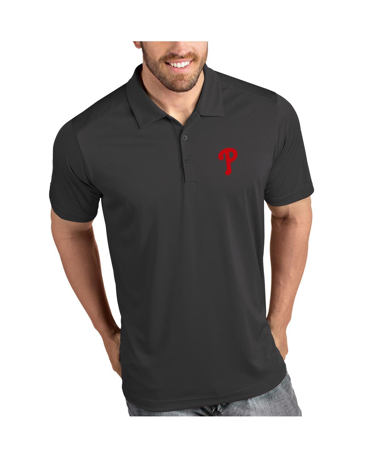Men's Gray Philadelphia Phillies Tribute Polo - Gray