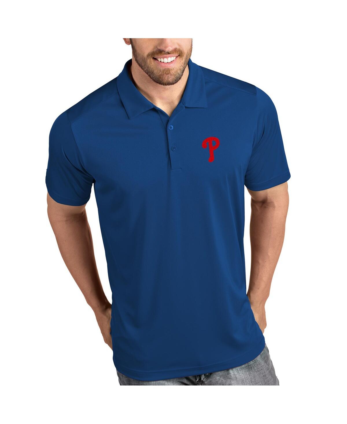 Men's Gray Philadelphia Phillies Tribute Polo - Royal