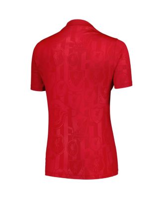 Women's Red Liverpool 2024/25 Academy Pro Pre-Match Top