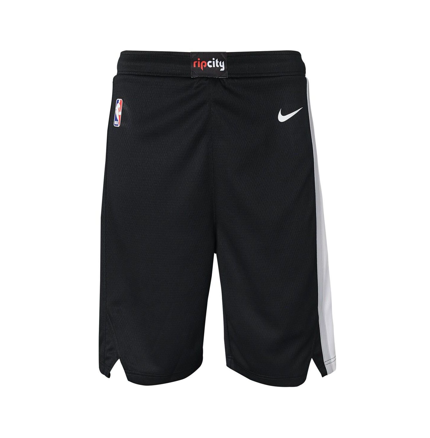 Детские шорты Nike Black Portland Trail Blazers Swingman Performance Shorts – Icon Edition — фото 1
