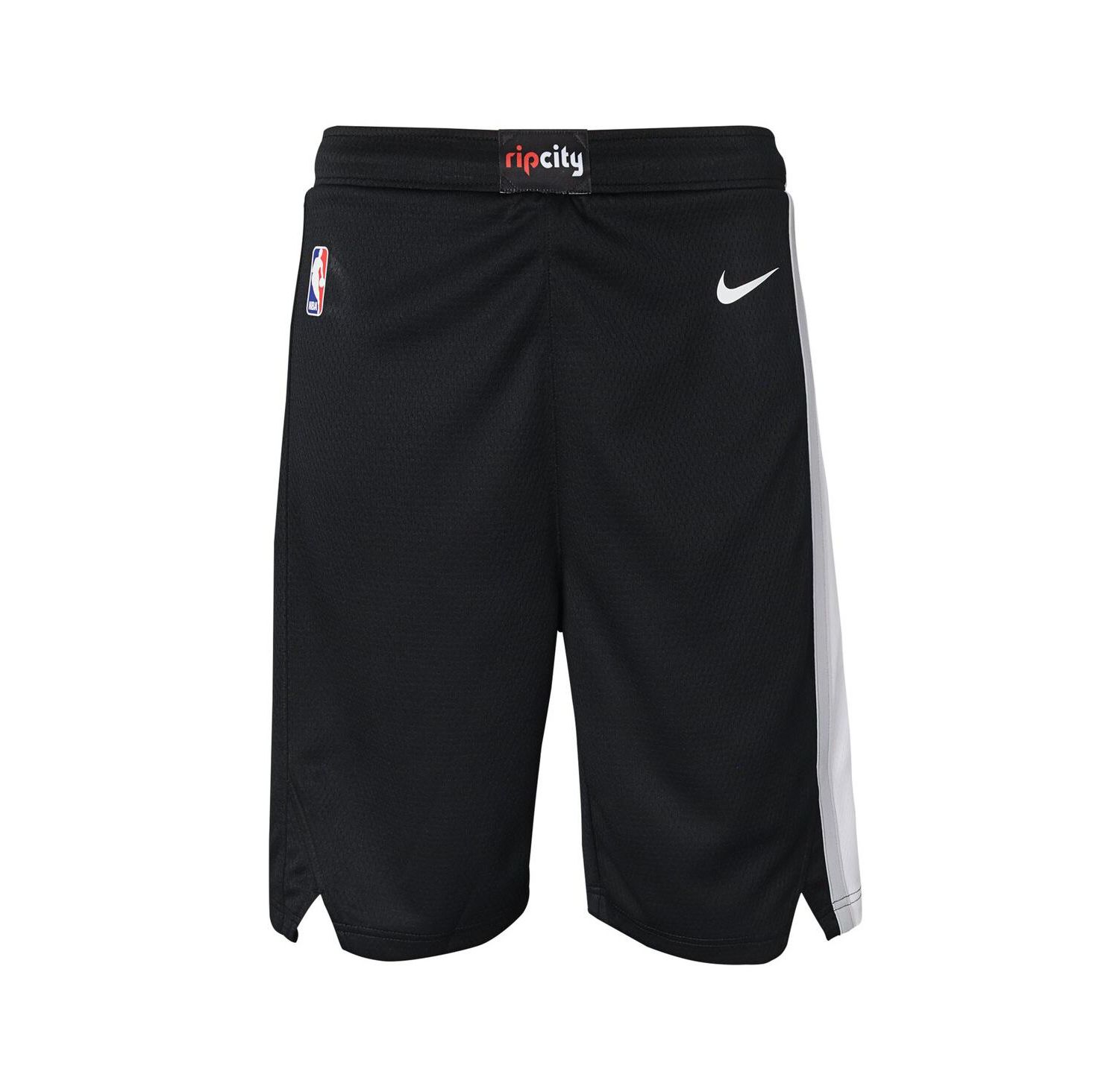 Big Boys and Girls Black Portland Trail Blazers Swingman Performance Shorts – Icon Edition