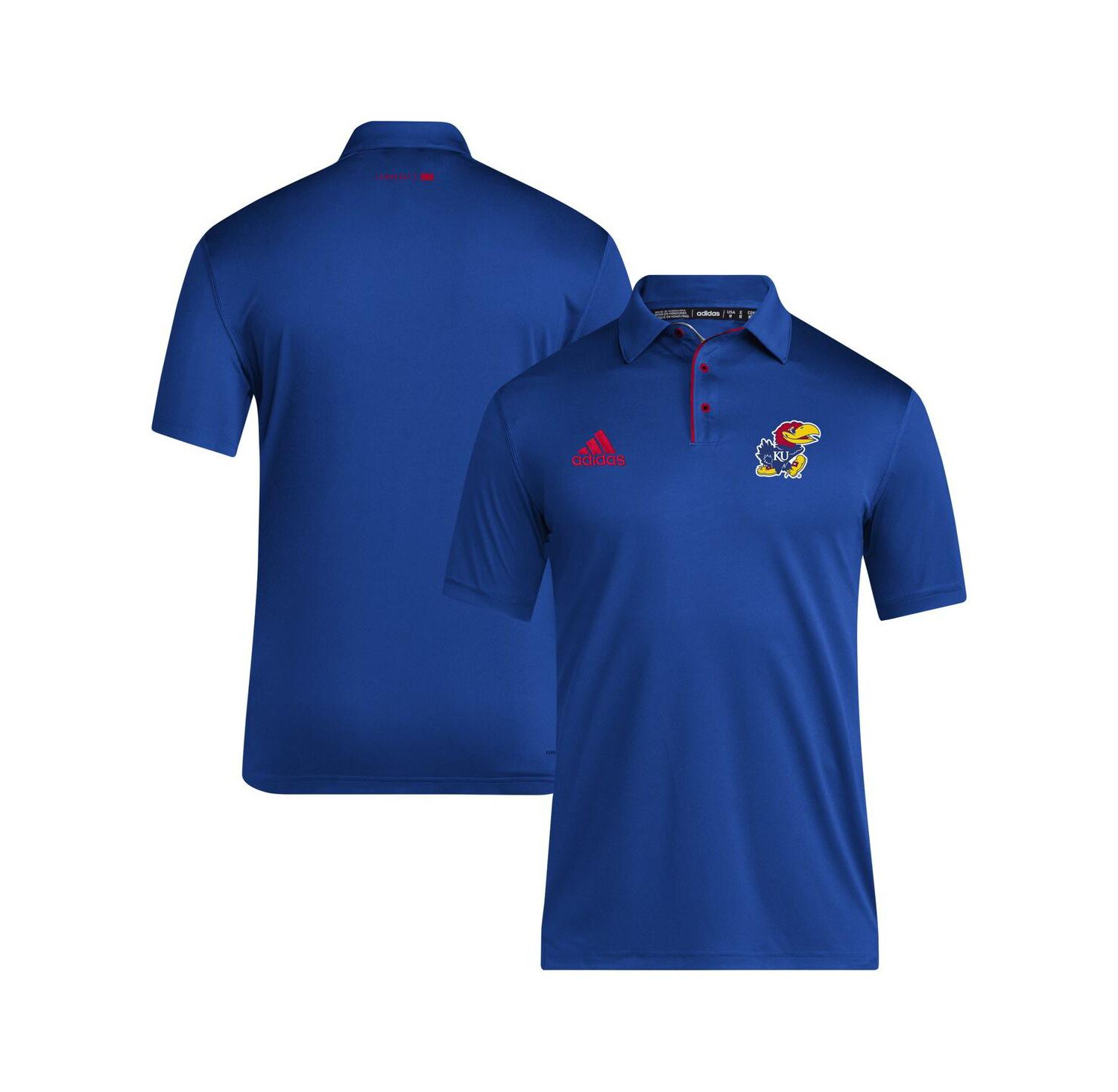 Men's Royal Kansas Jayhawks 2024 Coaches AEROREADY Polo