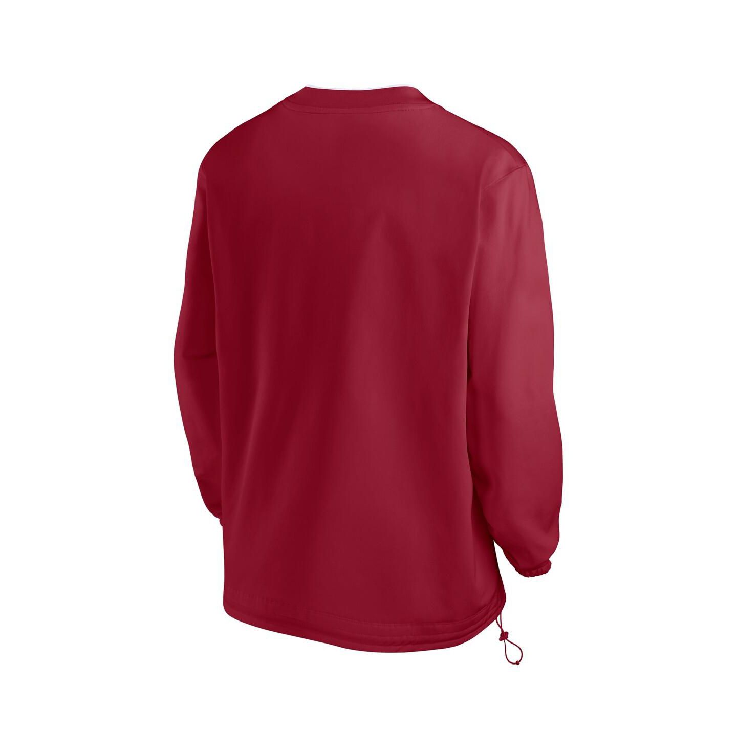 Мужской свитер Nike Crimson Alabama Crimson Tide 2024 Sideline Pullover Windshirt — фото 2