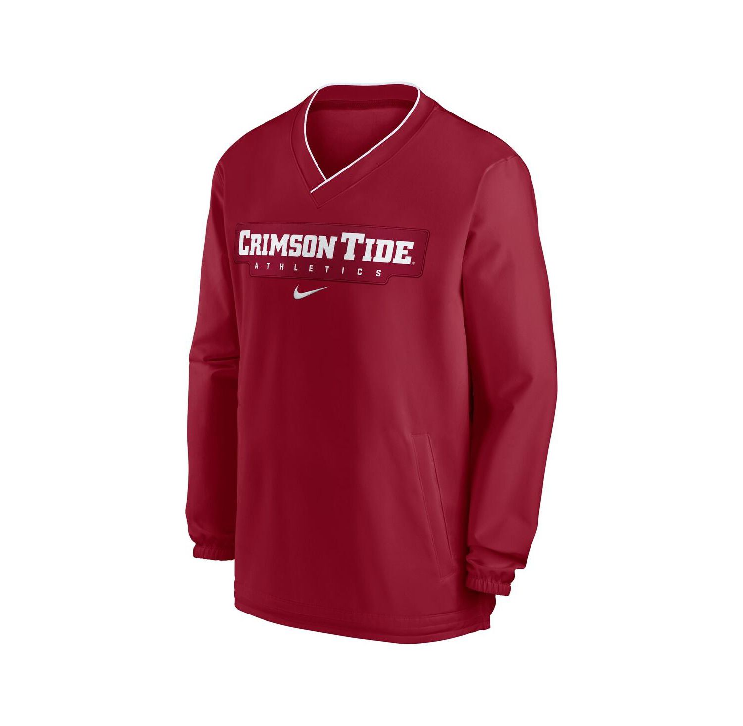 Men's Crimson Alabama Crimson Tide 2024 Sideline Pullover Windshirt