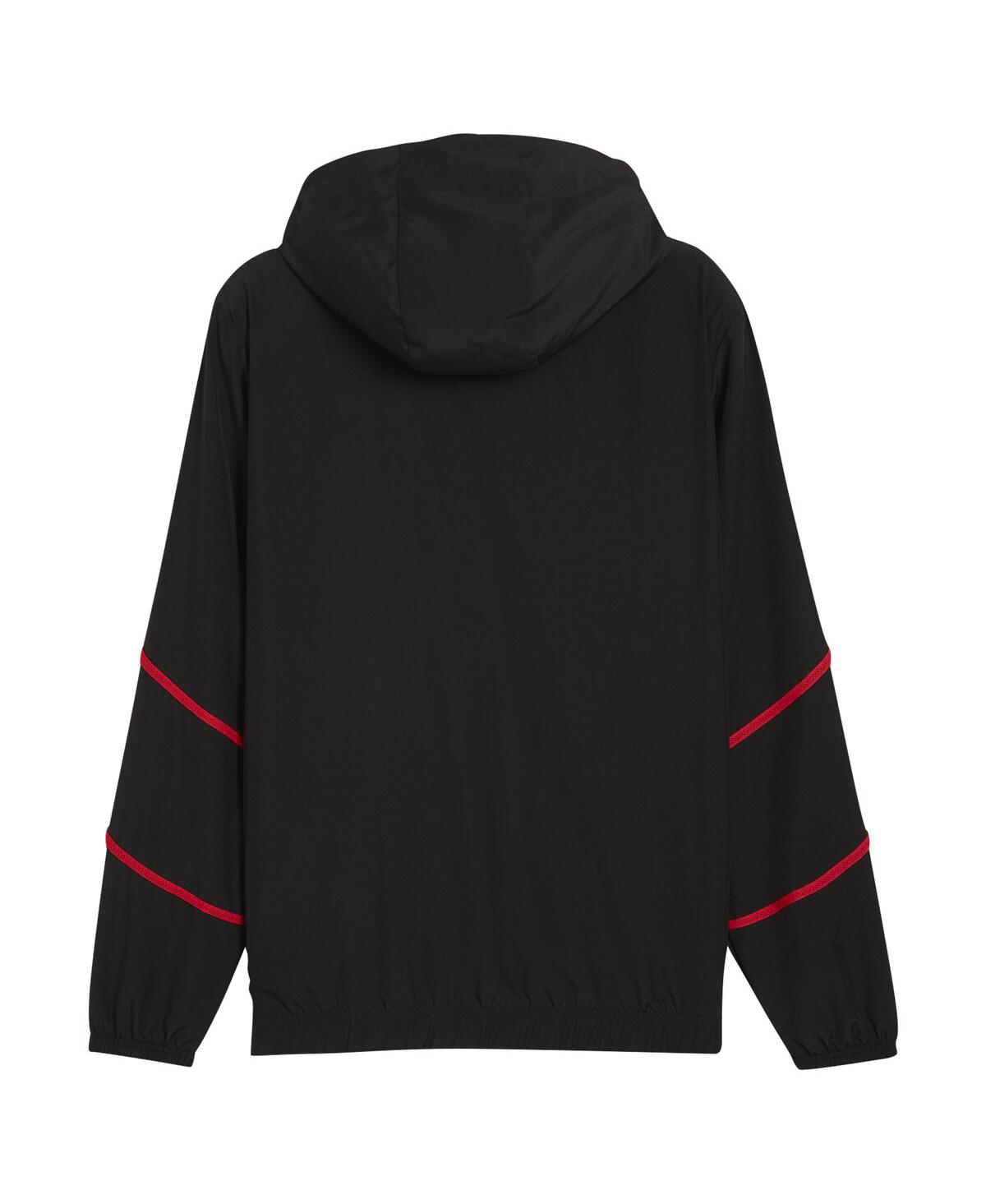 Puma Men'sAc Milan 2024/25 Pre-Match Anthem dryCELL Full-Zip Hoodie Jacket - Black