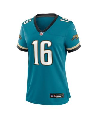 Women's Trevor Lawrence Teal Jacksonville Jaguars Prowler Throwback Game Jersey