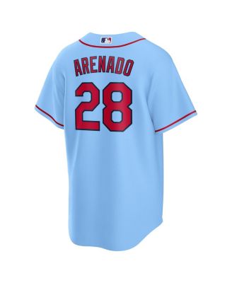Men's Nolan Arenado Light Blue St. Louis Cardinals 2024 Alternate Replica Jersey