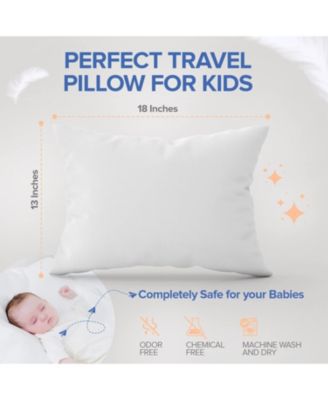 Toddler Pillow Polyester 100% Cotton Shell 13x18 Inch
