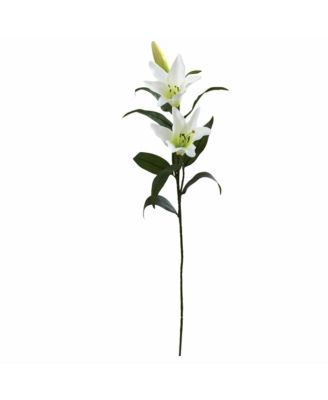 Elegant Lily Artificial Flower for Classic Decor (Set of 12)