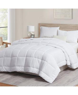 Premium Quilted All Season Goose Down Alternative Comforter with Corner Tabs - Full 82"X86"