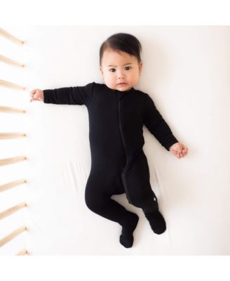 Baby Boys Zippered Footie in Cloud, 0-3 Months