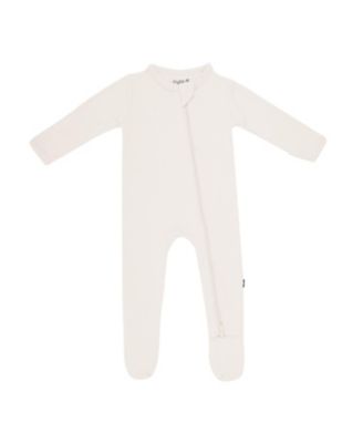 Baby Boys Zippered Footie in Cloud, 0-3 Months
