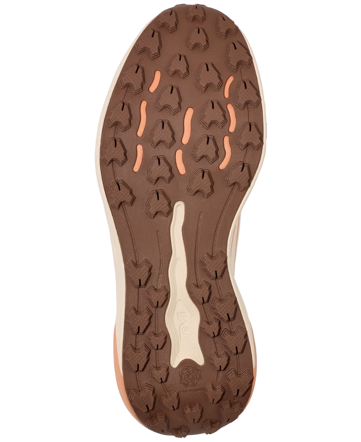 Teva Trailwinder Low Birch And Peach Bloom Mesh Lace-up Sneakers In Birch,peach Bloom