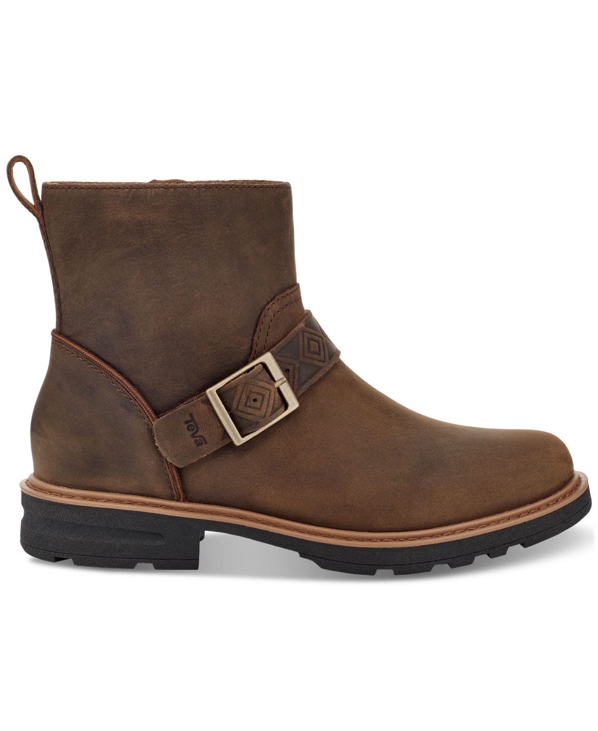 TEVA WOMEN'S ROWENA BLOCK HEEL BUCKLE BOOTIES 