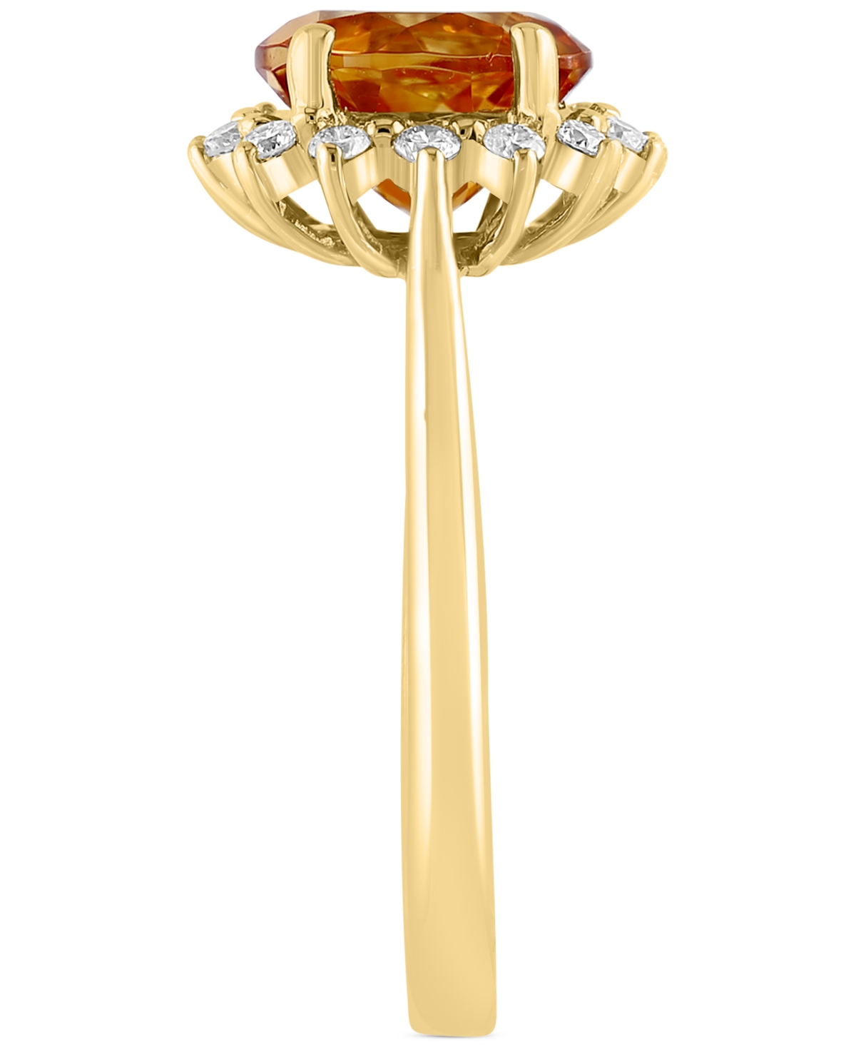 Effy Amethyst (1-7/8 ct. t.w.) & Diamond (1/5 ct. t.w.) Ring in 14k Rose Gold (Also in Blue Topaz & - Citrine