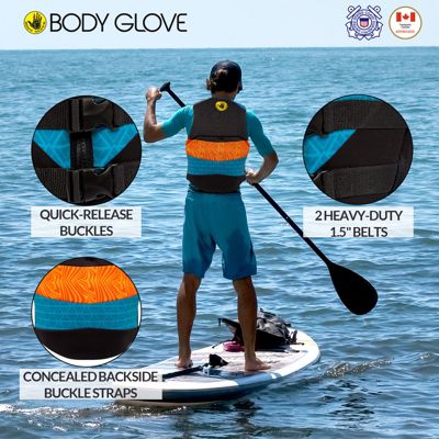 Phantom Men's Life Vest, Lightweight Neoprene Life Jacket for Boating Fishing Kayaking Rafting Paddling