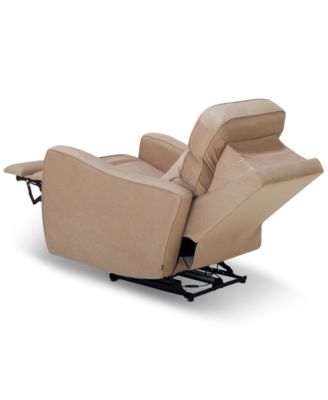 Garso Fabric Wallhugger Power Recliner with Power Headrest and Power Lumbar, Created for Macy's