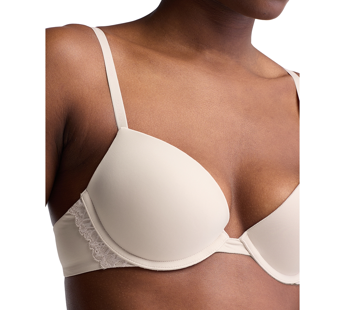 Calvin Klein Women's Perfectly Fit Push Up Plunge Bra In Cedar