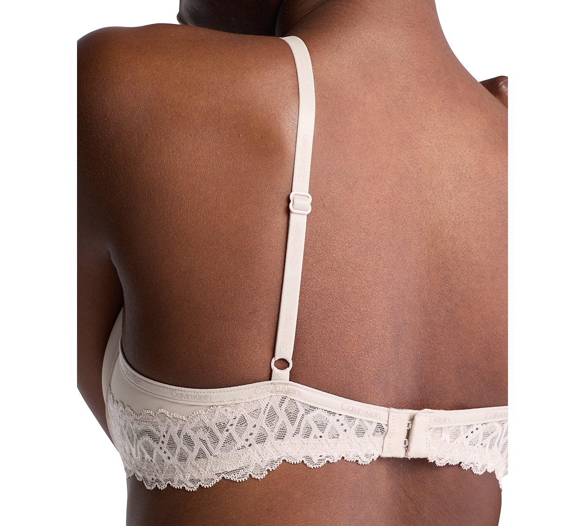 CALVIN KLEIN WOMEN'S SOFT STRETCH LACE T-SHIRT BRA QF7837 