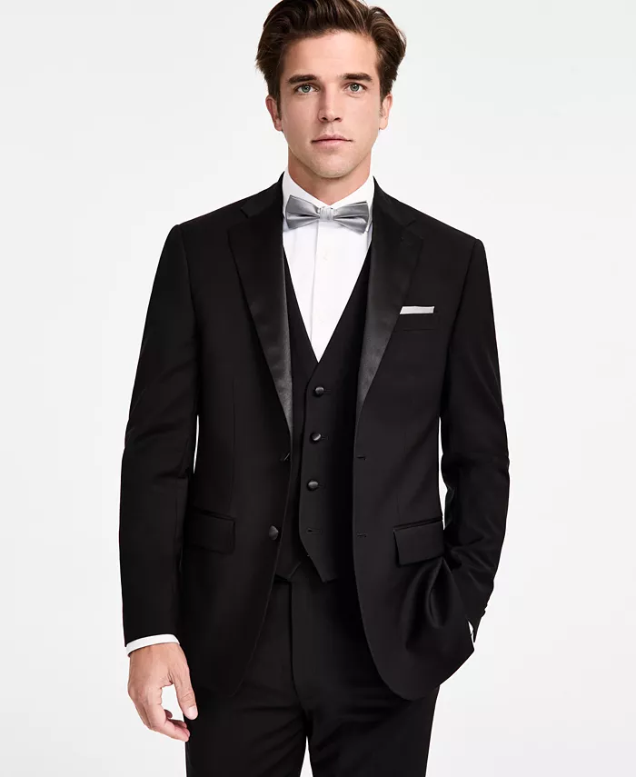Men's Slim-Fit Wool-Blend Tuxedo Jacket