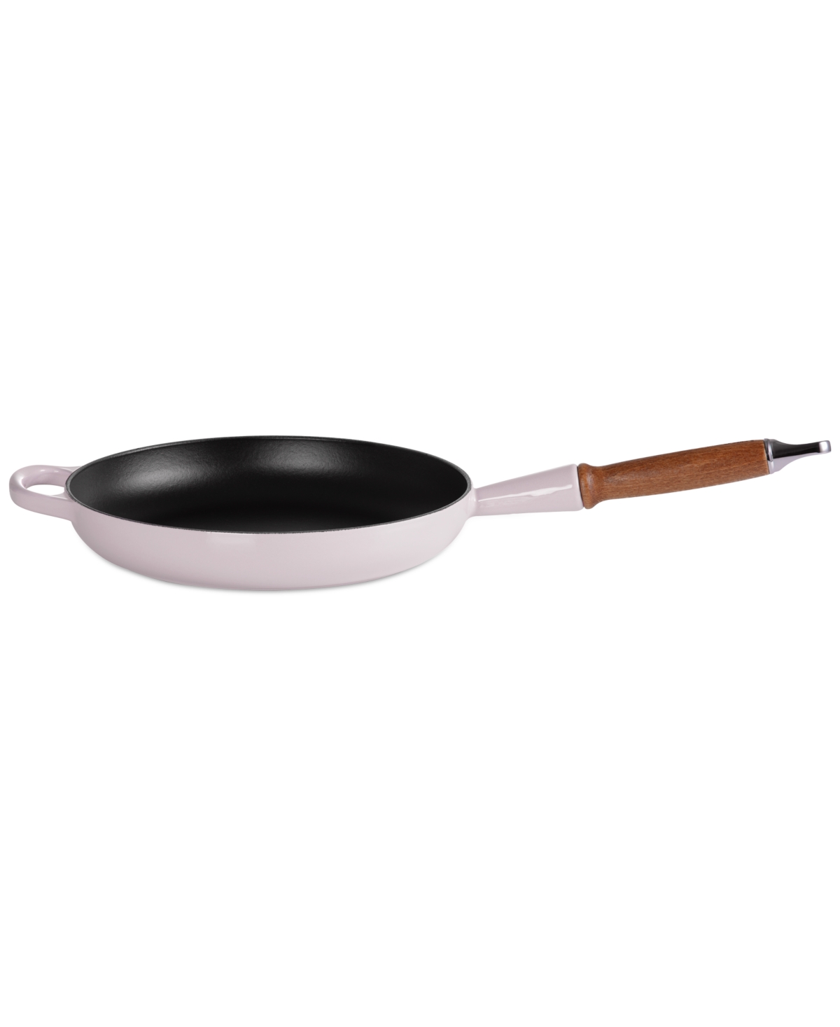 Le Creuset Enameled Cast Iron Alpine Wood Handle 2.25-qt. Fry Pan In Shallot