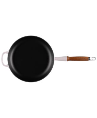 Enameled Cast Iron Alpine Wood Handle 2.25-Qt. Fry Pan