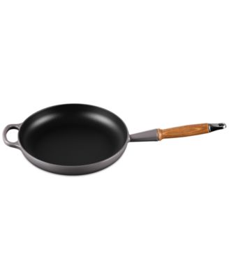 Enameled Cast Iron Alpine Wood Handle 2.25-Qt. Fry Pan
