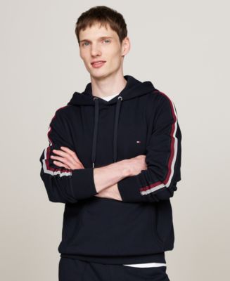 Travois Tipi Smoky Sky Men's Long Sleeve Fleece Hoodie