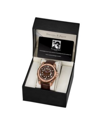 SE1642 Swan & Edgar Hand Assembled Engineer Automatic Brown