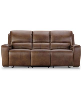 86" Leather Power Reclining Sofa