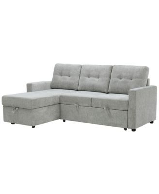 83" Fabric Storage Sofa Bed