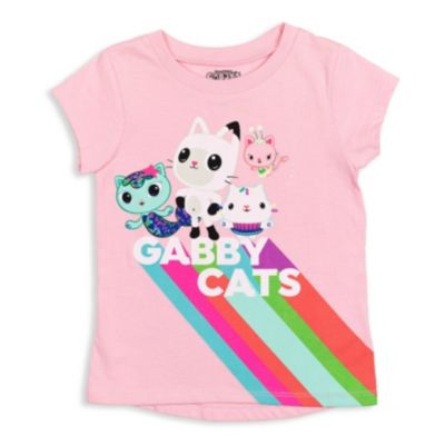 Dreamworks Gabbys Dollhouse Girls 2 Pack T-Shirts Toddler |Child Girls