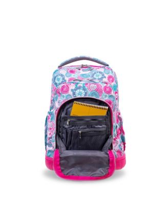 Boys Lollipop 16" Rolling Backpack with Insulated Lunch Bag