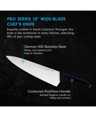 Pro Series Wide-Blade Chef s Knife, 10”