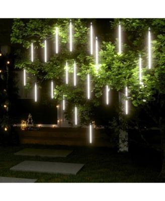 Meteor Lights 20 pcs 1 ft Cold White 480 LEDs Indoor Outdoor