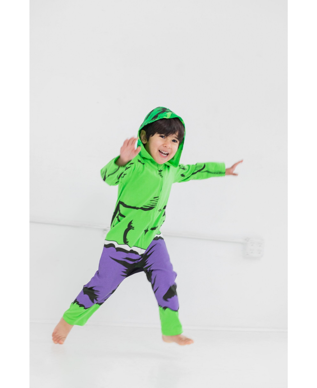 Marvel Toddler Boys Avengers Spider-Verse Spider-Man Venom Iron Man Zip Up Cosplay Coverall Newborn to